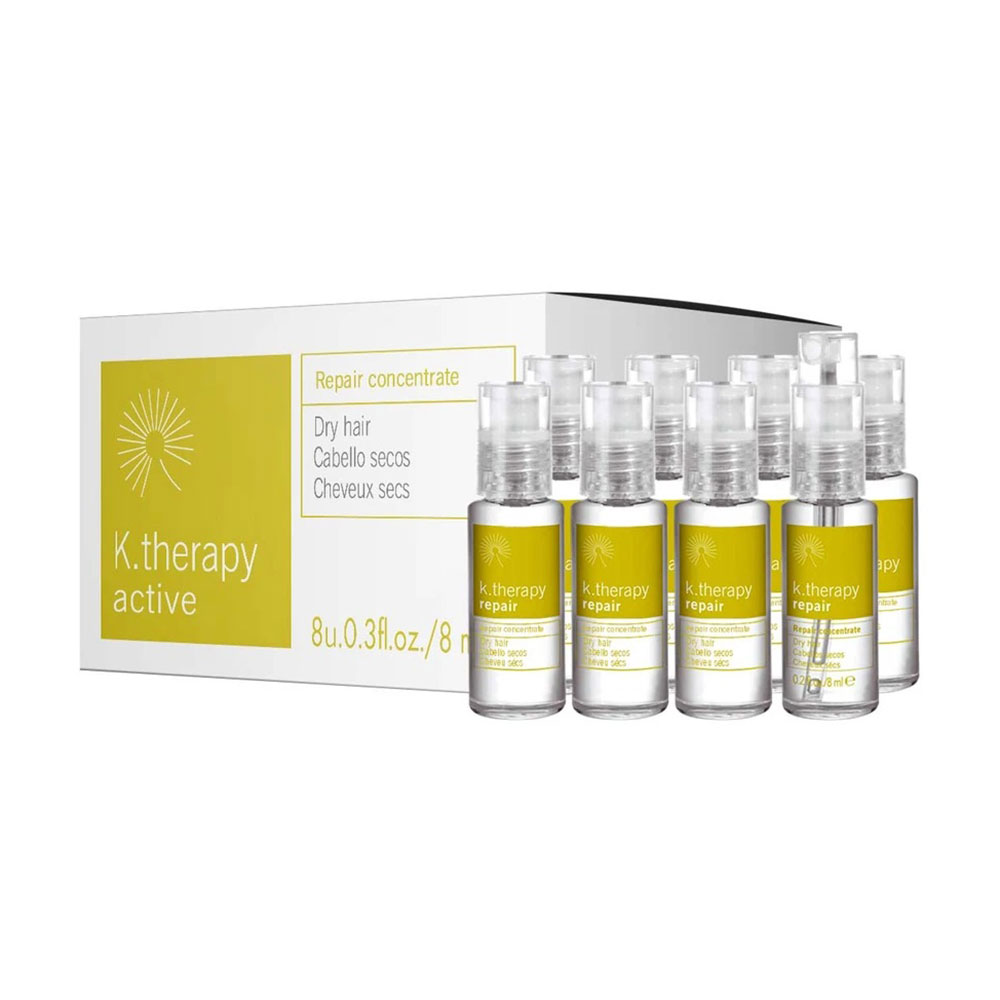 Уцінка! Відновлювальний концентрат для волосся Lakme K.Therapy Repair Concentrate, 8*8 мл